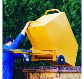 Conteneur poubelle 120 l, cuve grise, 2 roues , Collecte de déchets :  Cegequip, appareil de manutention et stockage