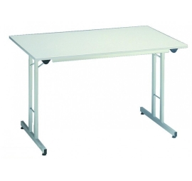 Table pliante plateau gris