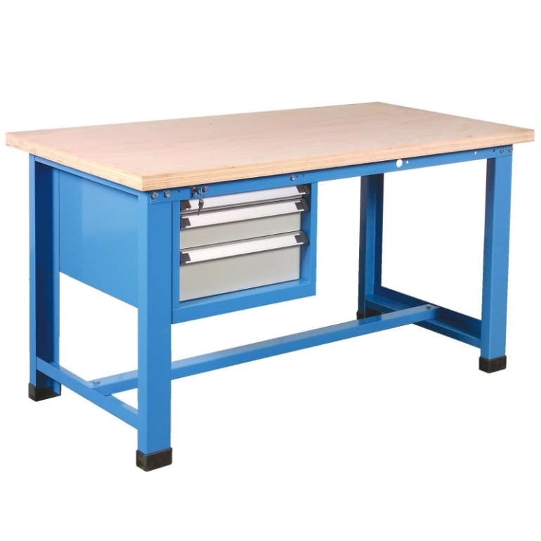Etabli avec caisson 3 tiroirs