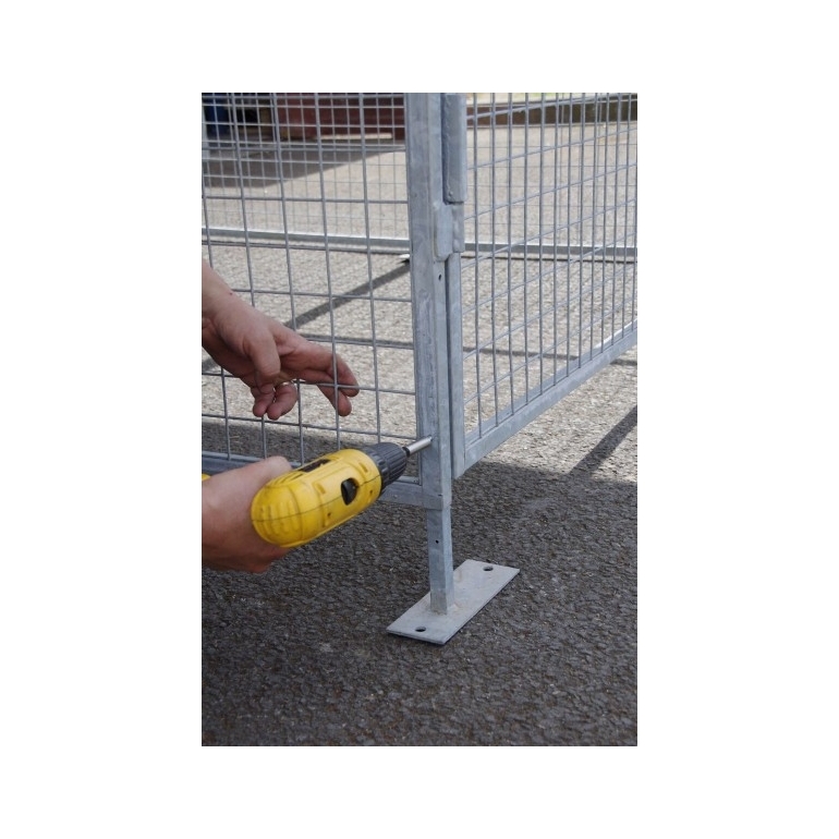 Pied réglable pour abri grillagé Pied réglable pour abri grillagé