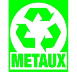 Signalisation Tri des Métaux A5 TRI METAUX PVC 0.1