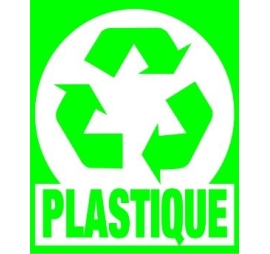 Signalisation Tri du plastique A5 TRI PLASTIQUE PVC 0.1