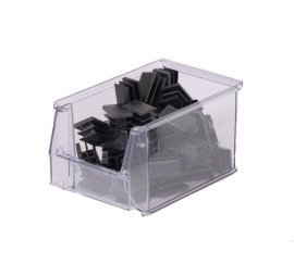 Bacs à bec transparent Systembox P230 x L150 x H130 - Lot de 25 150 25 130 4 TRANSLUCIDE 7.5 230