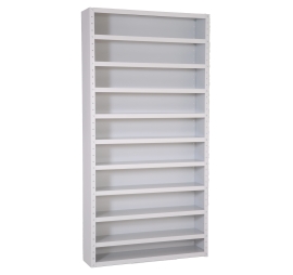 Armoire Ã  bacs Systembox - 10 tablettes - H 2000 x L 1000 mm