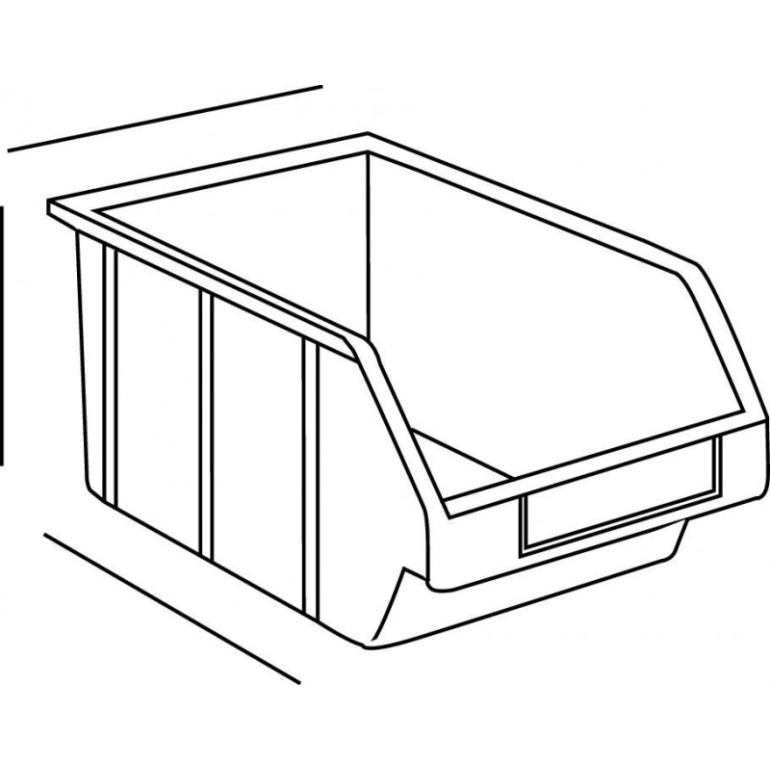 Coffre de rangement norme Europe 600 x 400 x 353 mm - Provost FR