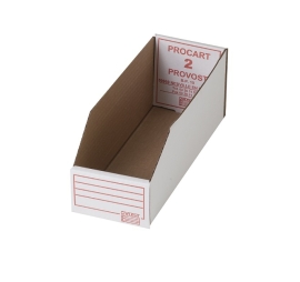Bacs carton Procart antigraisse 300 x 110 mm - Lot de 50