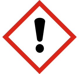 Pictogramme danger -Toxique / Irritant SGH07 0,1 15 40 X 40