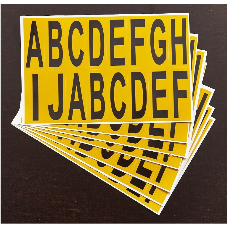 Lettres adhésives panaché Lettres adhésives panaché