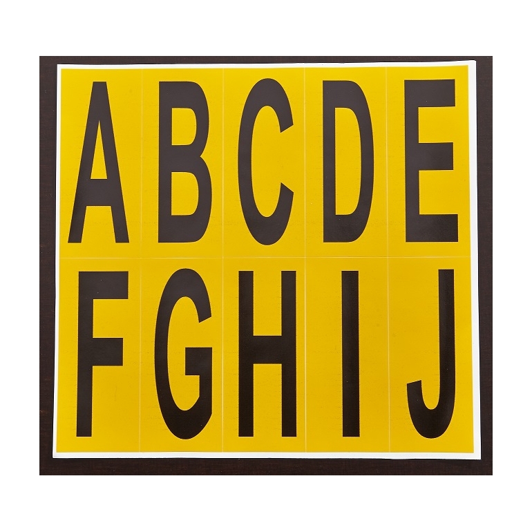 Lettres adhésives panaché Lettres adhésives panaché