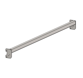 Barre de charge Promag 3 - L 1000 mm - Blanc 9001 SECTION : 50 x 20 PERFOREE 1.99
