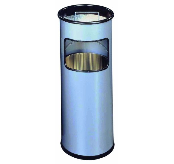 Cendrier avec couvercle pour intérieur et extérieur, cendrier de table en  métal bleu