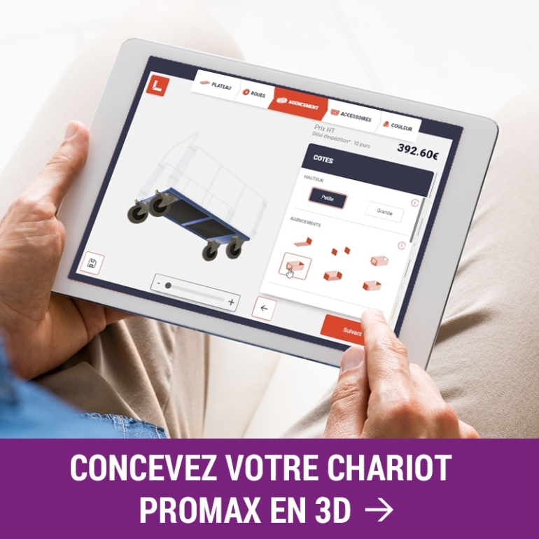 Concevez votre chariot en 3D Concevez votre chariot en 3D