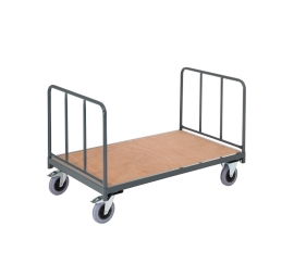 Chariot charges volumineuses à 2 dossiers tubulaires 800 500 200 1500 2 DOSSIERS TUBULAIRES 1575 x 805 600 1000 1503 x 805 84,11