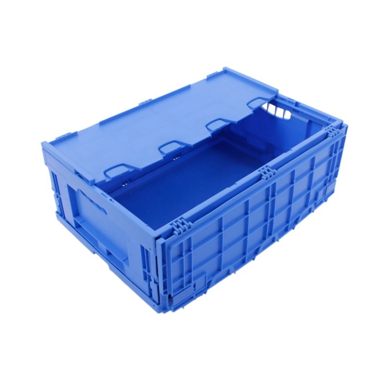 1 Bac De Rangement Pliable En Plastique Avec Couvercle, Boîte Portative Sur  Pied Pour Livres, Collations