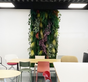 Tableau végétal vertical pour bureau
			